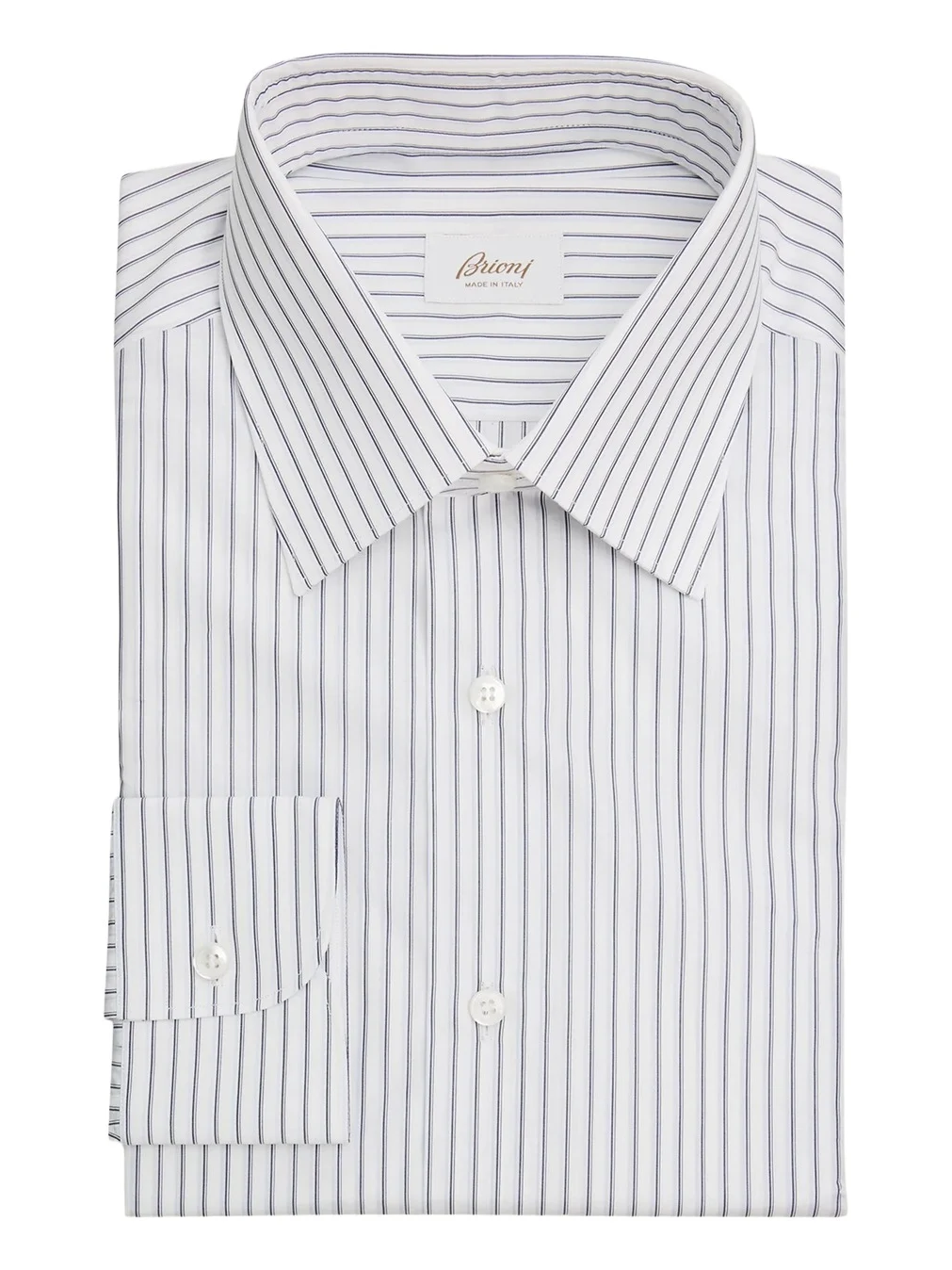 Men's Striped Cotton Dress Shirt