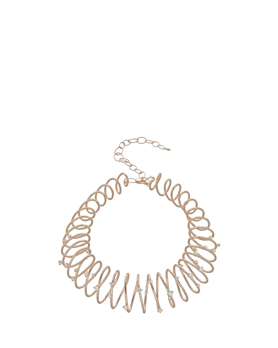 MATTIA CIELO 18K Gold and Titanium Coiled Diamond Necklace | Thumbnail 2 MATTIA CIELO 18K Gold and Titanium Coiled Diamond Necklace | Thumbnail 2