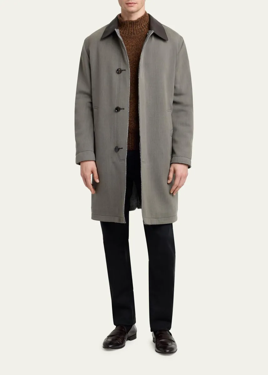 Brioni Men's Black Denim Slim Five-Pocket Pants | Thumbnail 2 Brioni Men's Black Denim Slim Five-Pocket Pants | Thumbnail 2