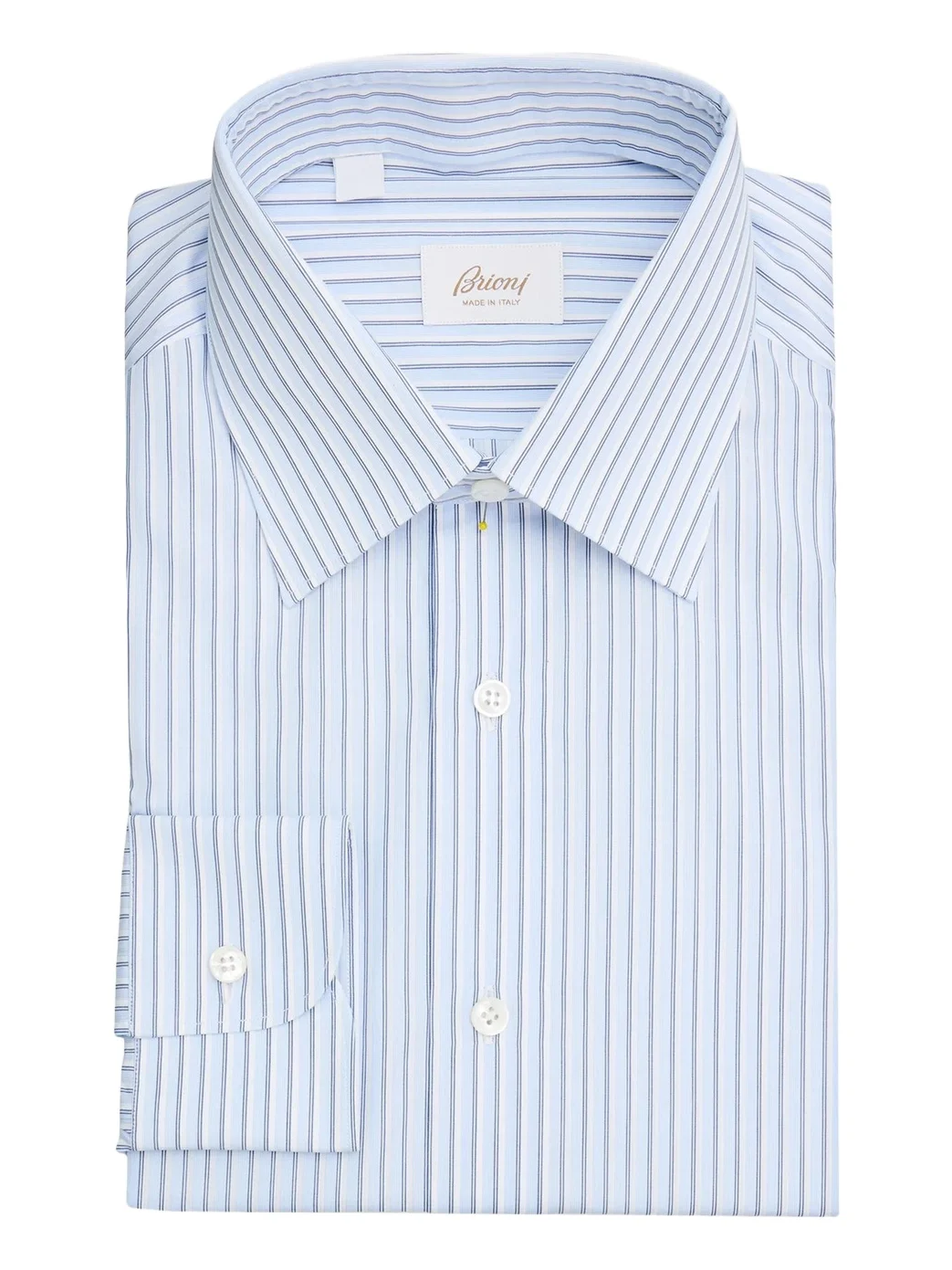 Brioni Men's Striped Cotton Dress Shirt