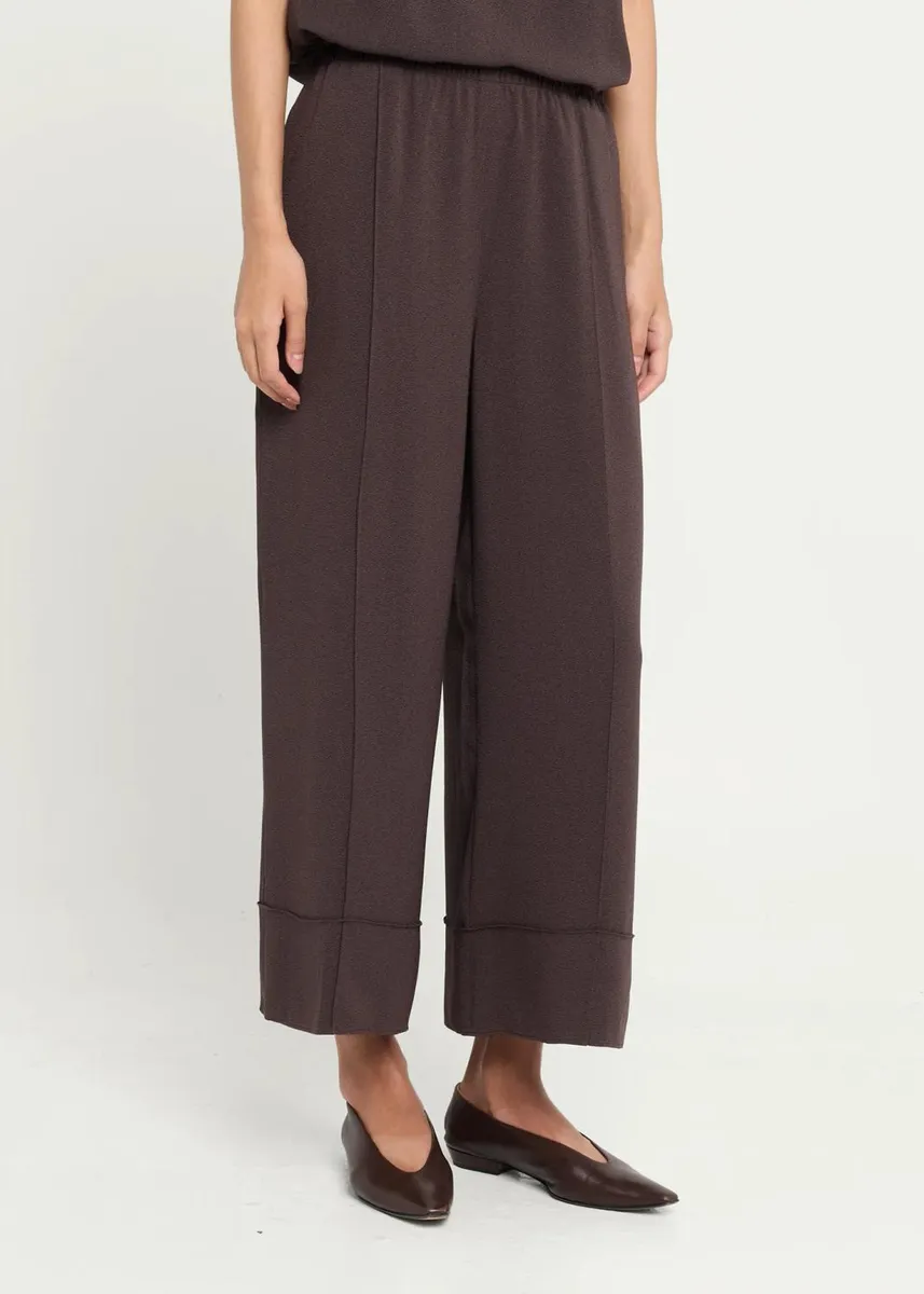 Theory Crop Pintuck Wide-Leg Pants | Thumbnail 4 Theory Crop Pintuck Wide-Leg Pants | Thumbnail 4