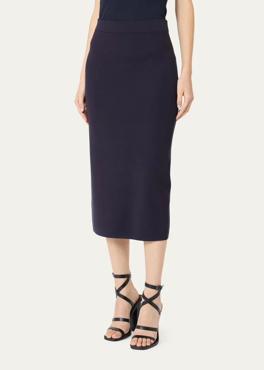 Max Mara Knit Midi Pencil Skirt | Thumbnail 4