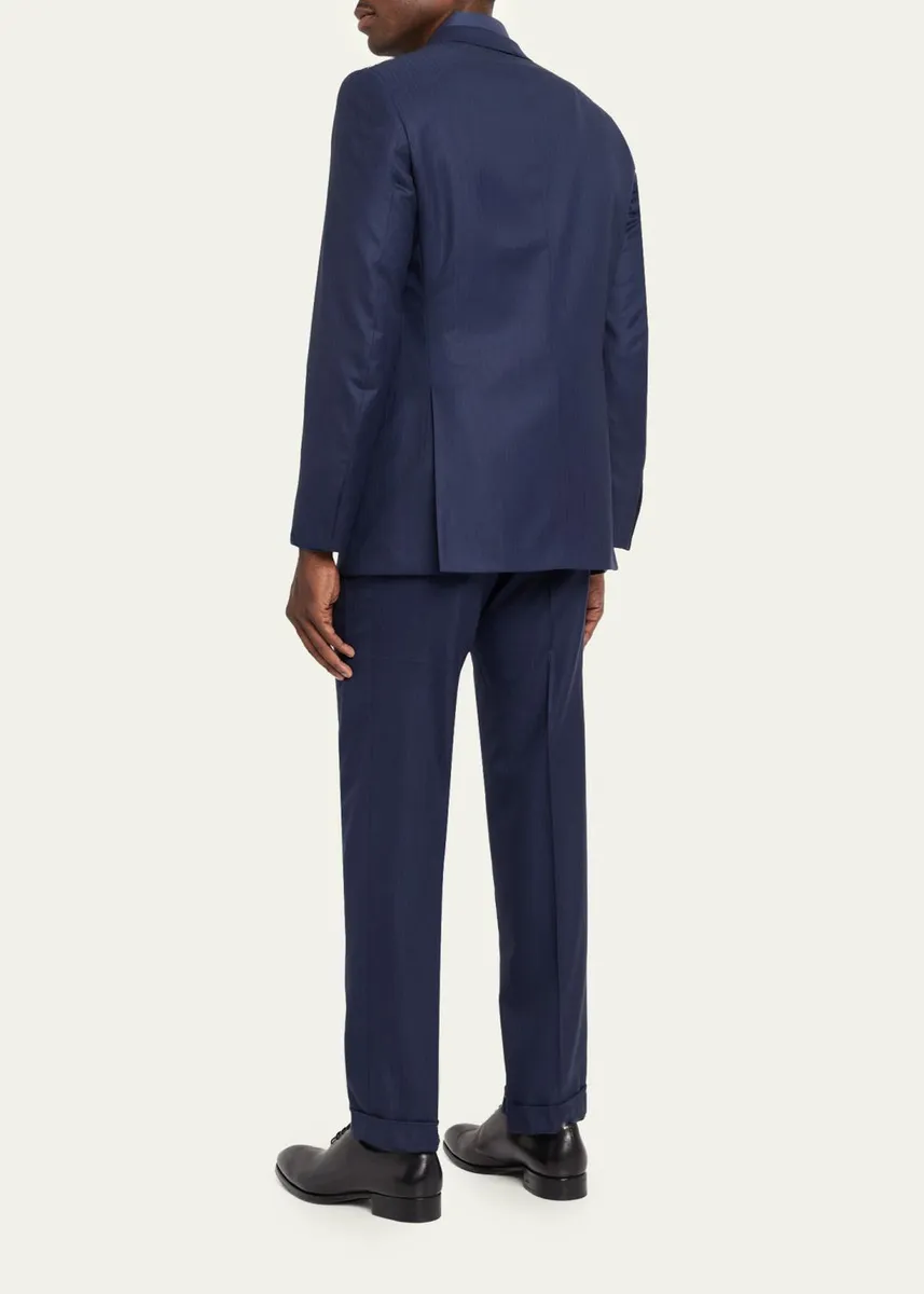 Brioni Men's Tonal Striped Two-Piece Suit | Thumbnail 3 Brioni Men's Tonal Striped Two-Piece Suit | Thumbnail 3