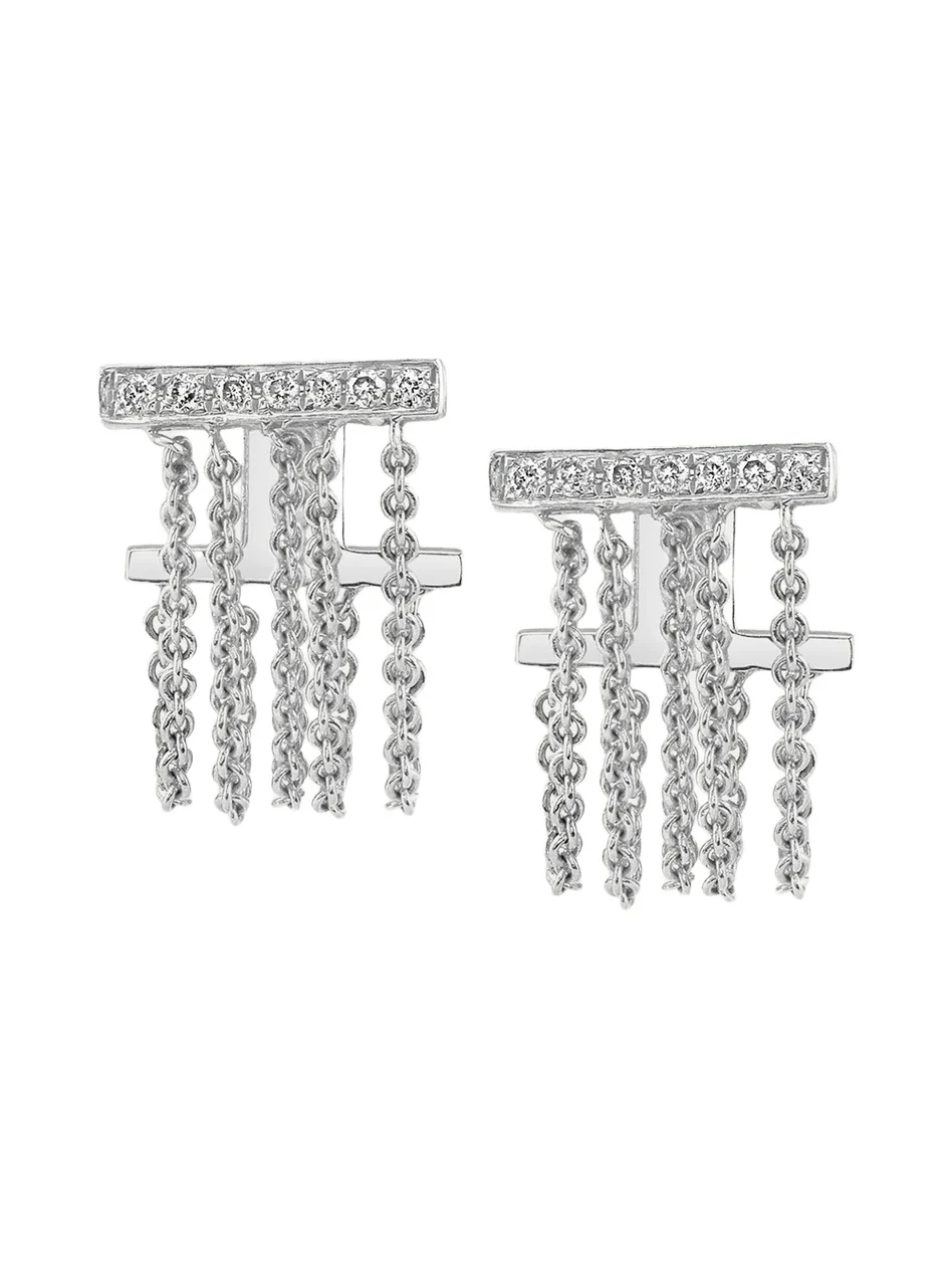 14K White Gold & 0.06 TCW Diamond Drop Earrings 14K White Gold & 0.06 TCW Diamond Drop Earrings