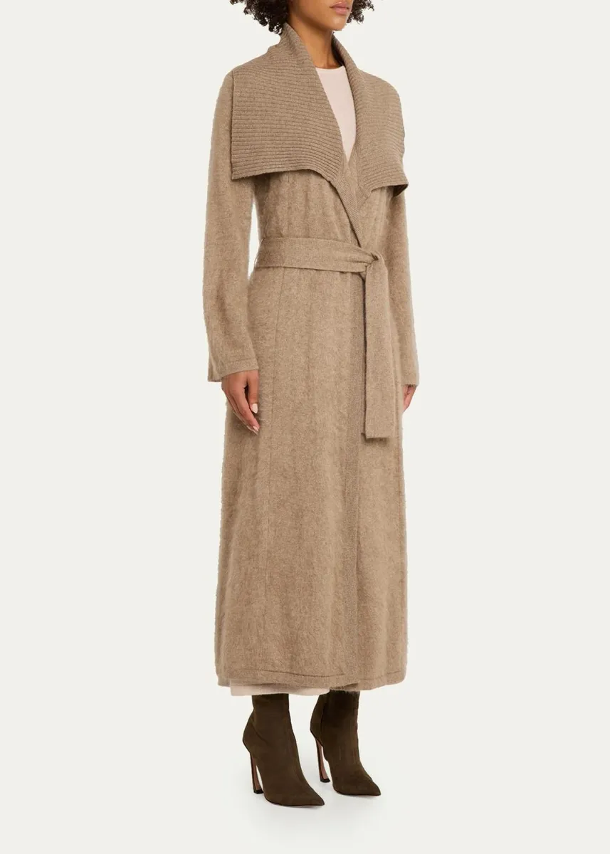 Toccin Edina Cashmere Shawl-Collar Duster | Thumbnail 4 Toccin Edina Cashmere Shawl-Collar Duster | Thumbnail 4