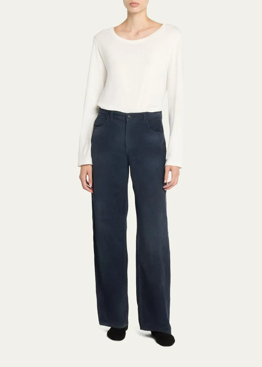 The Row Eglitta Corduroy Wide-Leg Pants | Thumbnail 6 The Row Eglitta Corduroy Wide-Leg Pants | Thumbnail 6