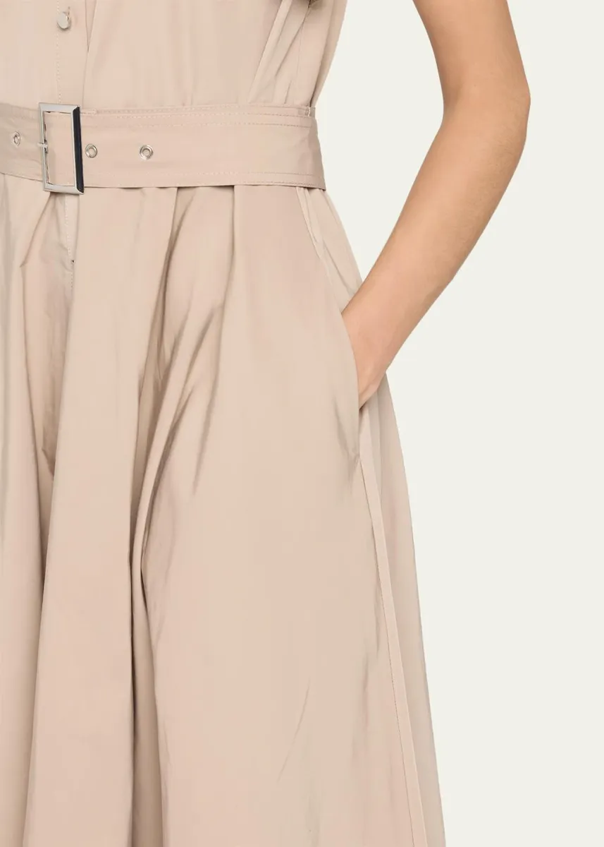 Toccin Gail Sleeveless Belted Midi Trench Dress | Thumbnail 5 Toccin Gail Sleeveless Belted Midi Trench Dress | Thumbnail 5