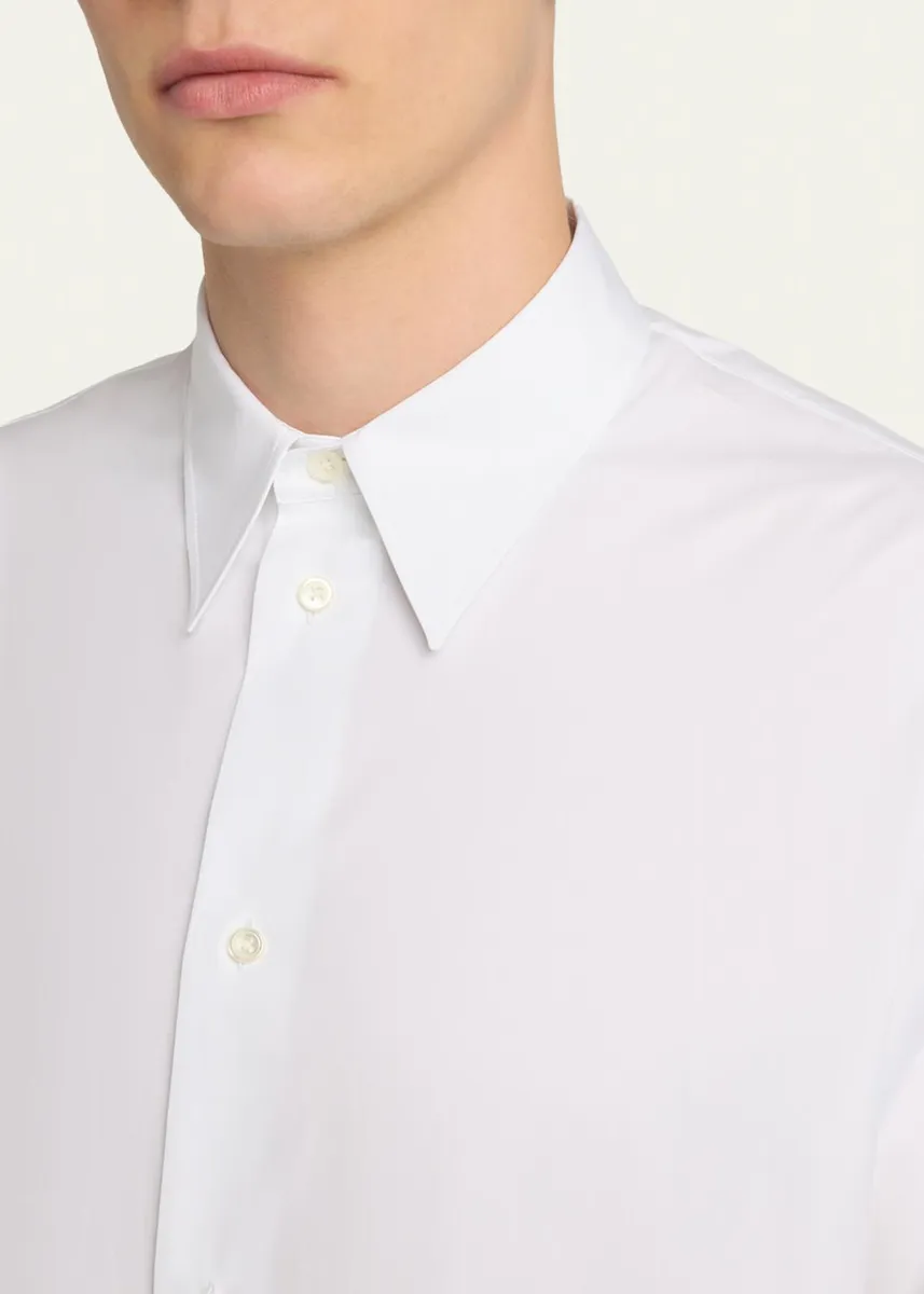 The Row Men's Tomek Cotton Poplin Dress Shirt | Thumbnail 5 The Row Men's Tomek Cotton Poplin Dress Shirt | Thumbnail 5