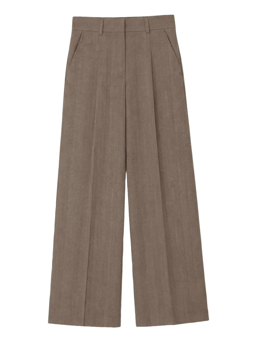 Pleated Virgin Wool Wide-Leg Trousers Pleated Virgin Wool Wide-Leg Trousers