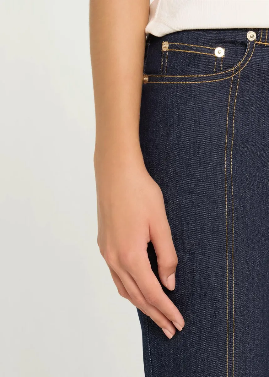 Cinq à Sept Maggie Button-Embellished Bootcut Jeans | Thumbnail 5 Cinq à Sept Maggie Button-Embellished Bootcut Jeans | Thumbnail 5