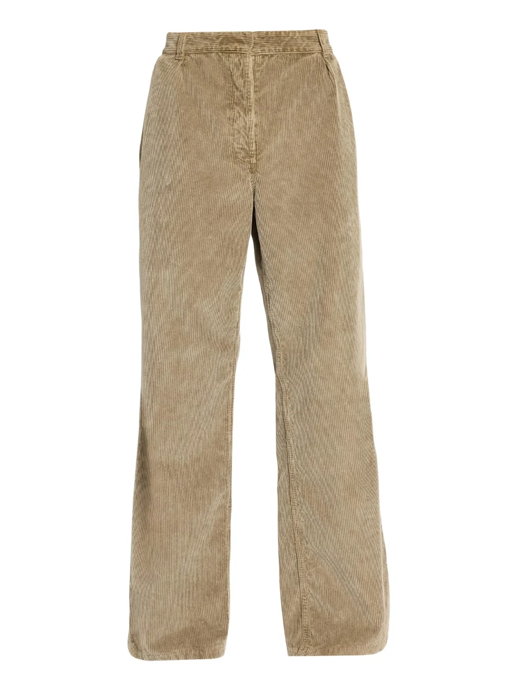 The Row Adler Corduroy Pleated Relaxed-Leg Pants