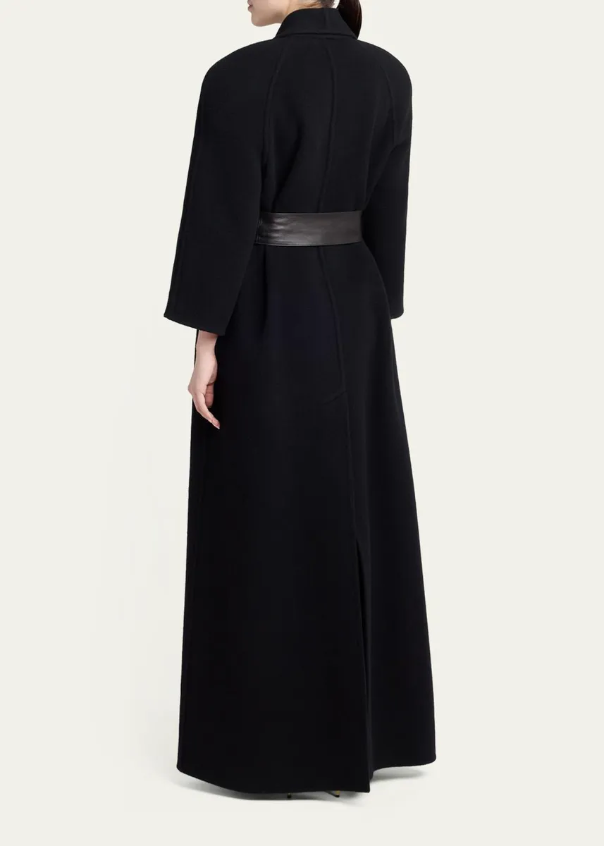 Valentino Garavani Belted Wool-Cashmere Wrap Coat | Thumbnail 3 Valentino Garavani Belted Wool-Cashmere Wrap Coat | Thumbnail 3