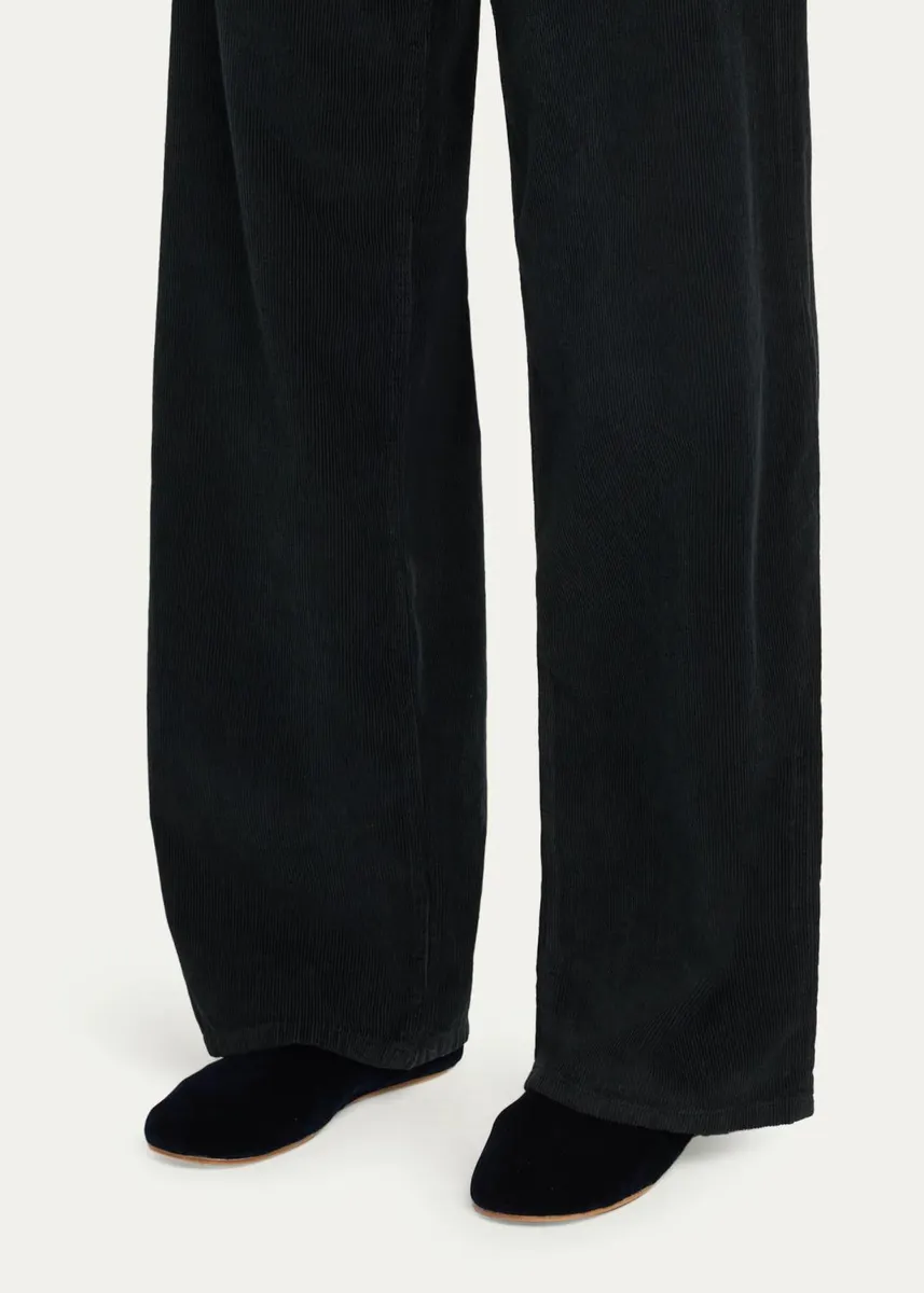 The Row Ponti Velvet Slippers | Thumbnail 2 The Row Ponti Velvet Slippers | Thumbnail 2