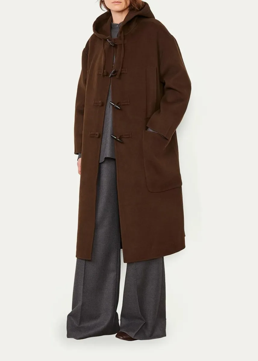 OFFICINE GÉNÉRALE Wool Hooded Longline Coat | Thumbnail 2