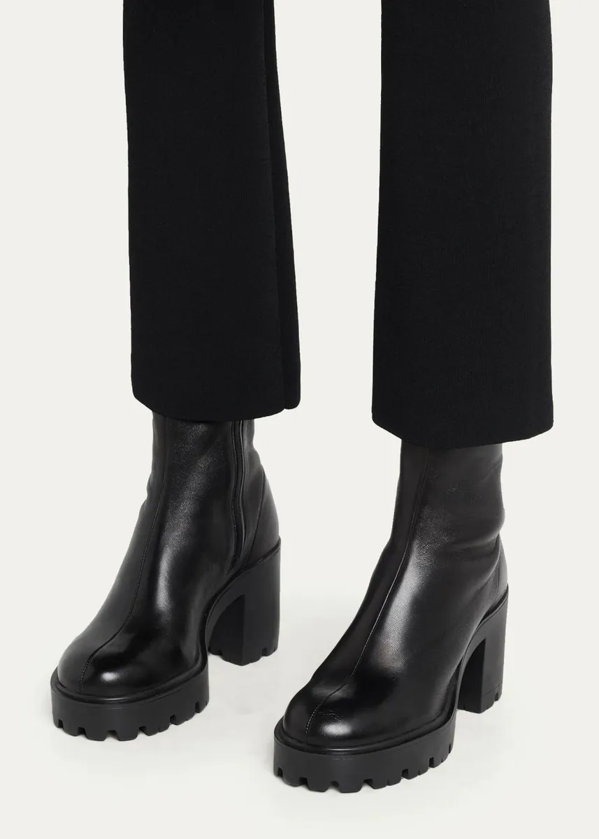 Prada 85mm Nappa Leather Ankle Boots | Thumbnail 2 Prada 85mm Nappa Leather Ankle Boots | Thumbnail 2