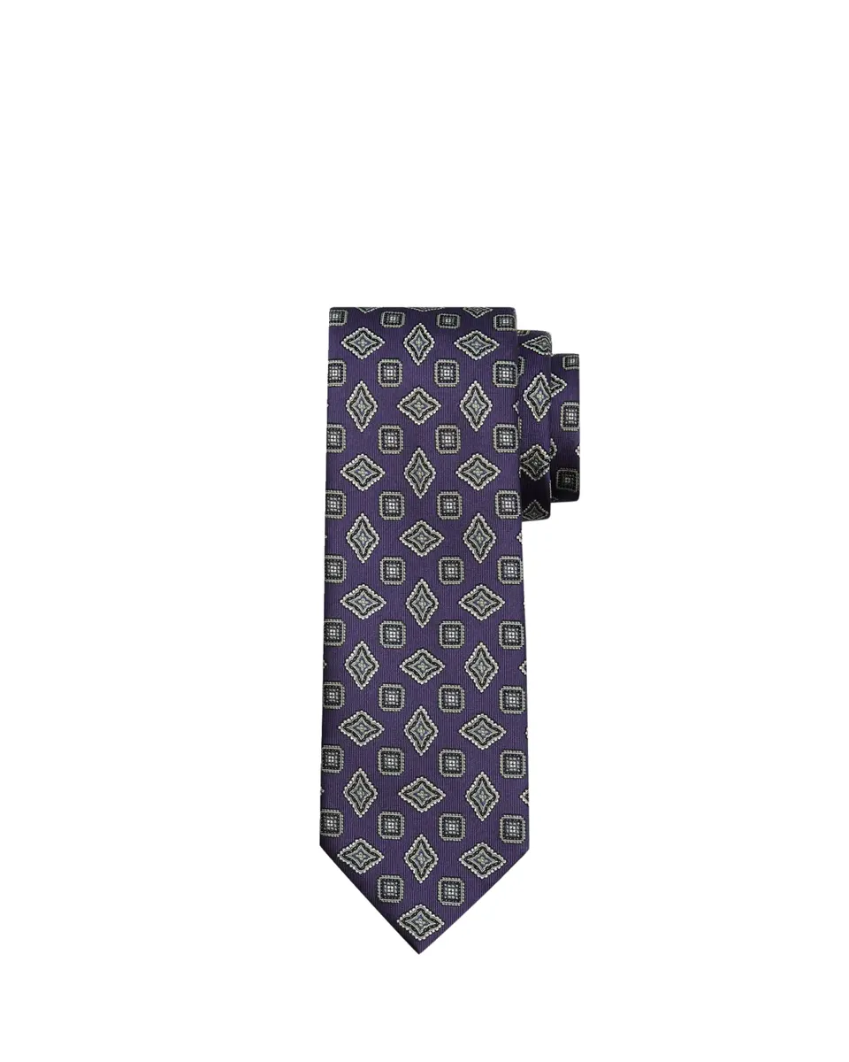 Brioni Men's Medallion Silk Tie | Thumbnail 2 Brioni Men's Medallion Silk Tie | Thumbnail 2