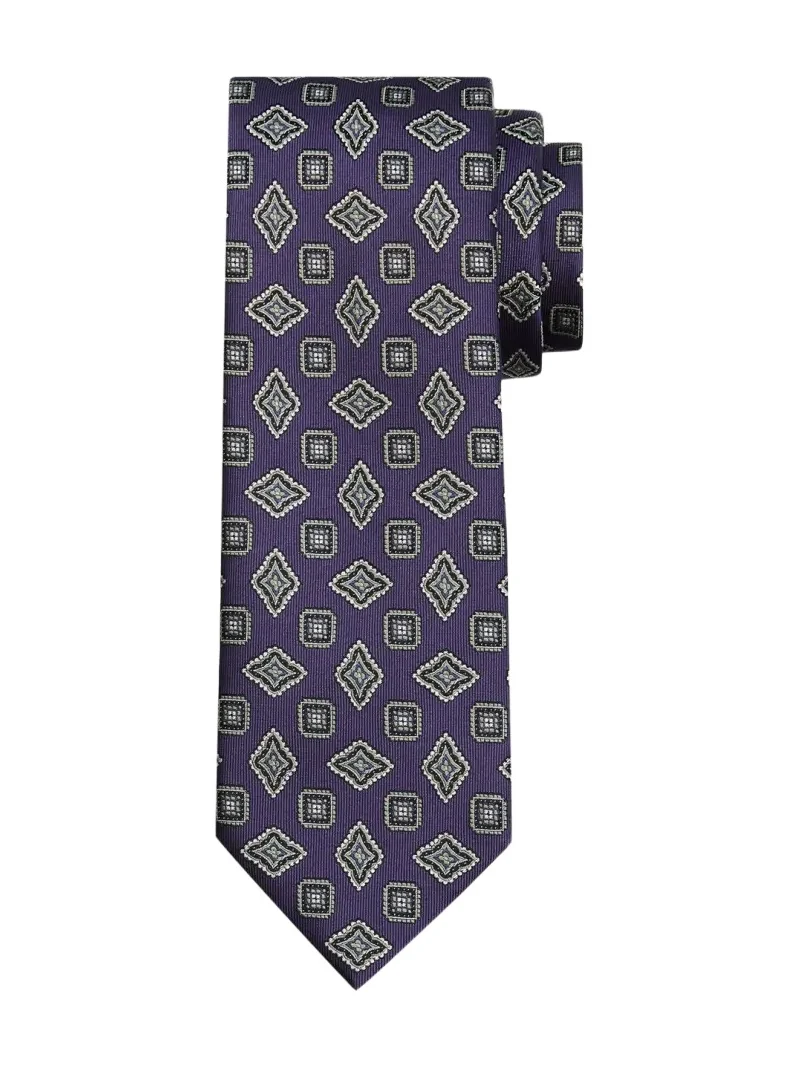 Brioni Men's Medallion Silk Tie