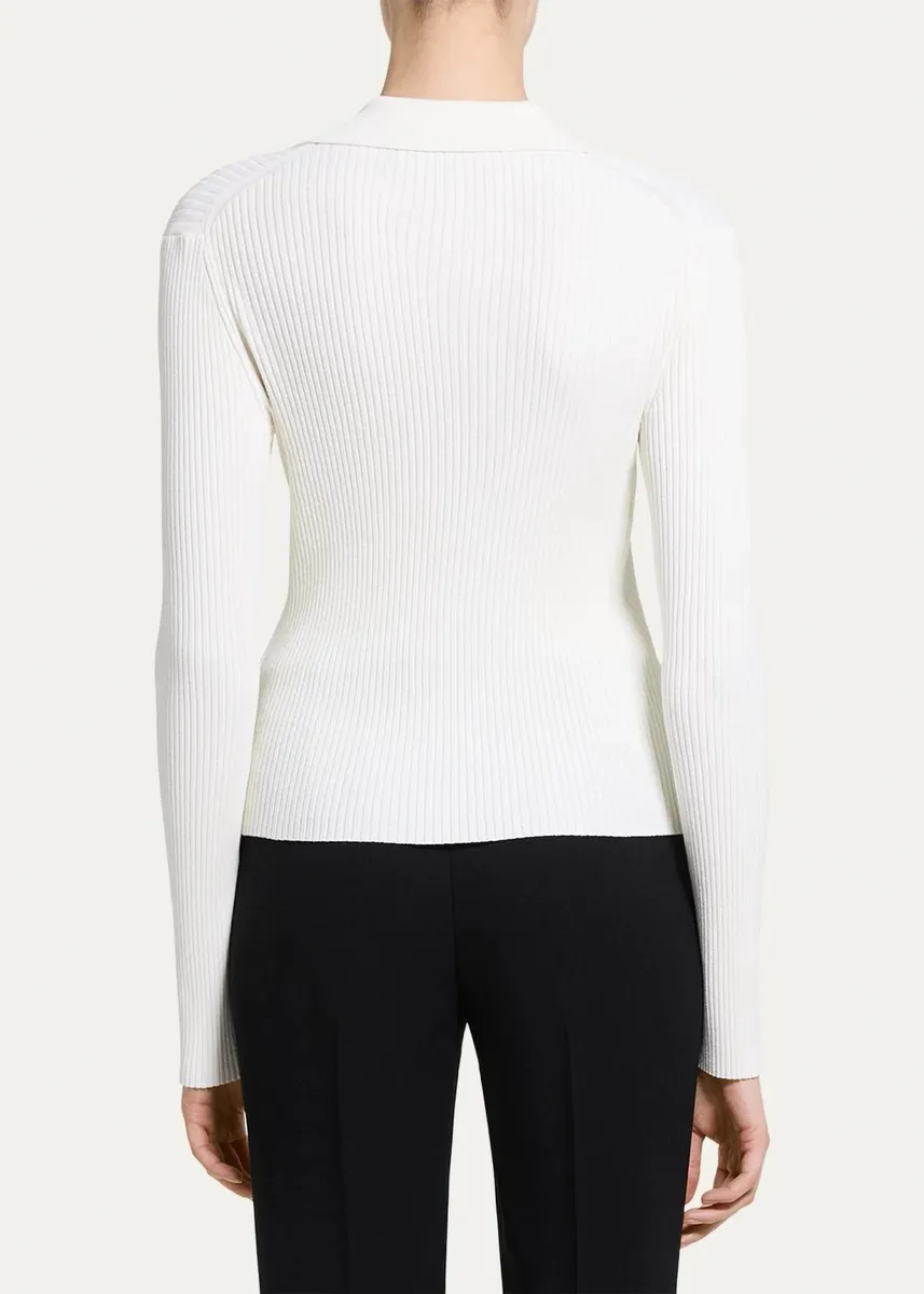 Theory Slim Rib-Knit Shirt | Thumbnail 3 Theory Slim Rib-Knit Shirt | Thumbnail 3