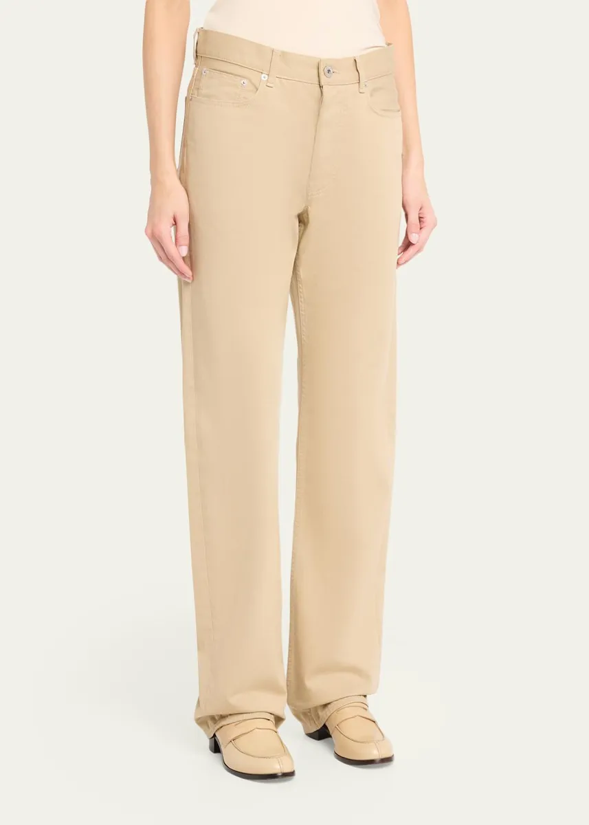 JW Anderson Mid-Rise Straight-Leg Jeans | Thumbnail 4 JW Anderson Mid-Rise Straight-Leg Jeans | Thumbnail 4