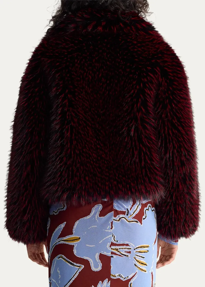 Diane von Furstenberg Kaz Reversible Faux Fur Coat | Thumbnail 3 Diane von Furstenberg Kaz Reversible Faux Fur Coat | Thumbnail 3
