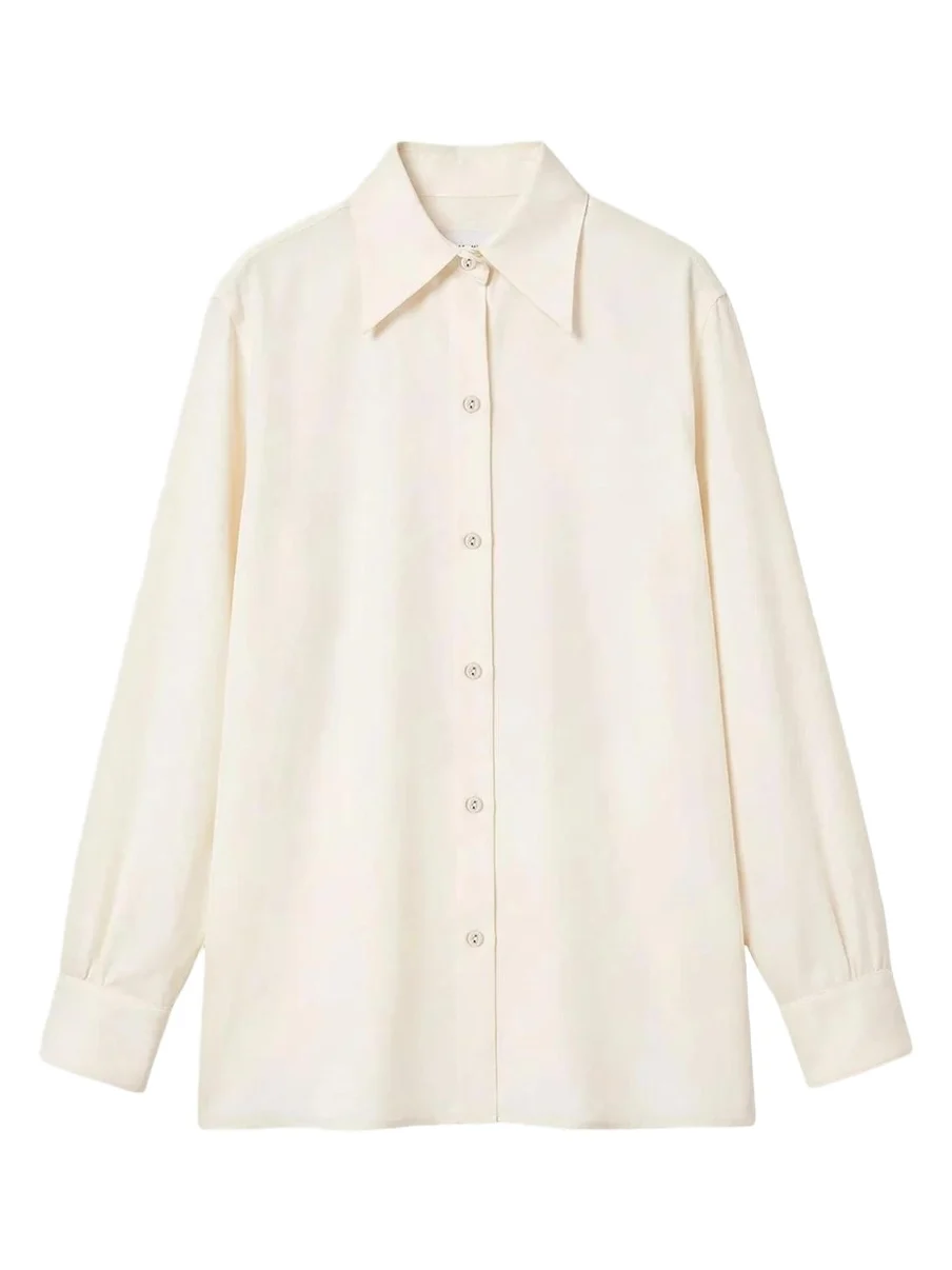 Loose-Fit Wool Twill Shirt Loose-Fit Wool Twill Shirt