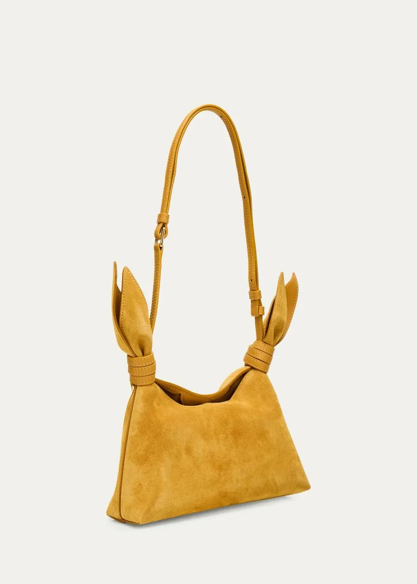 Loewe Scarf Mini Suede Shoulder Bag | Thumbnail 3 Loewe Scarf Mini Suede Shoulder Bag | Thumbnail 3