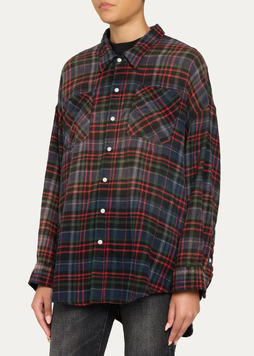 R13 Drop Neck Workshirt | Thumbnail 4 R13 Drop Neck Workshirt | Thumbnail 4