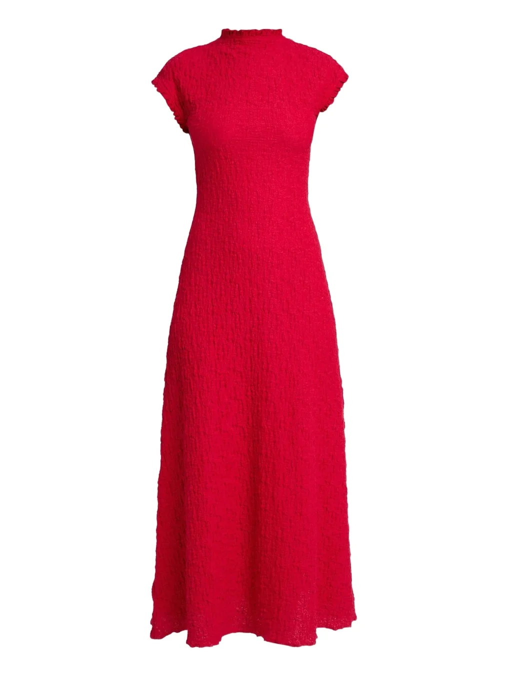 Proenza Schouler White Label Cleo Stretch Jersey Jacquard A-Line Midi Dress