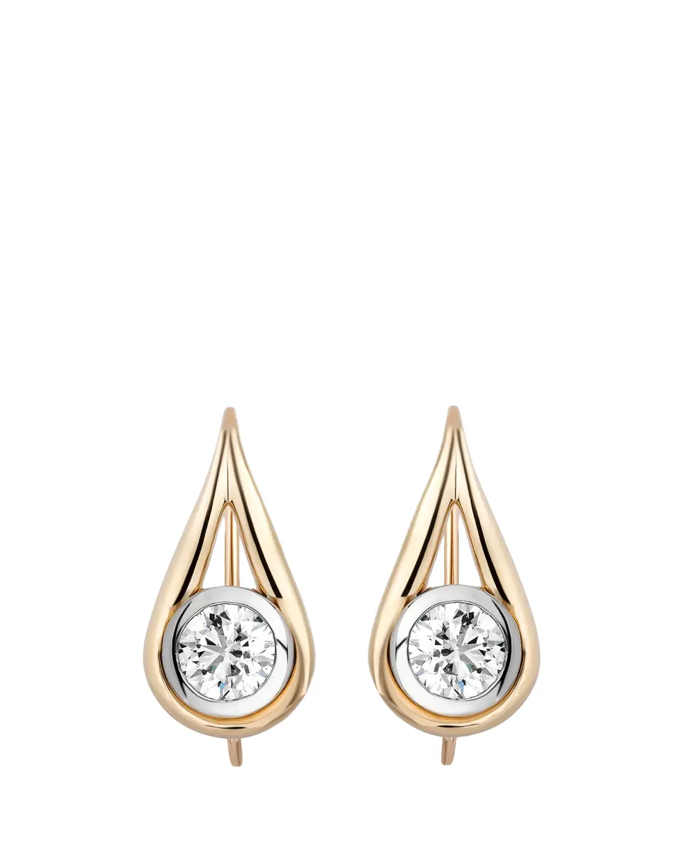 Mason and Books 14K Lasso Drop Earrings with Diamonds | Thumbnail 2 Mason and Books 14K Lasso Drop Earrings with Diamonds | Thumbnail 2