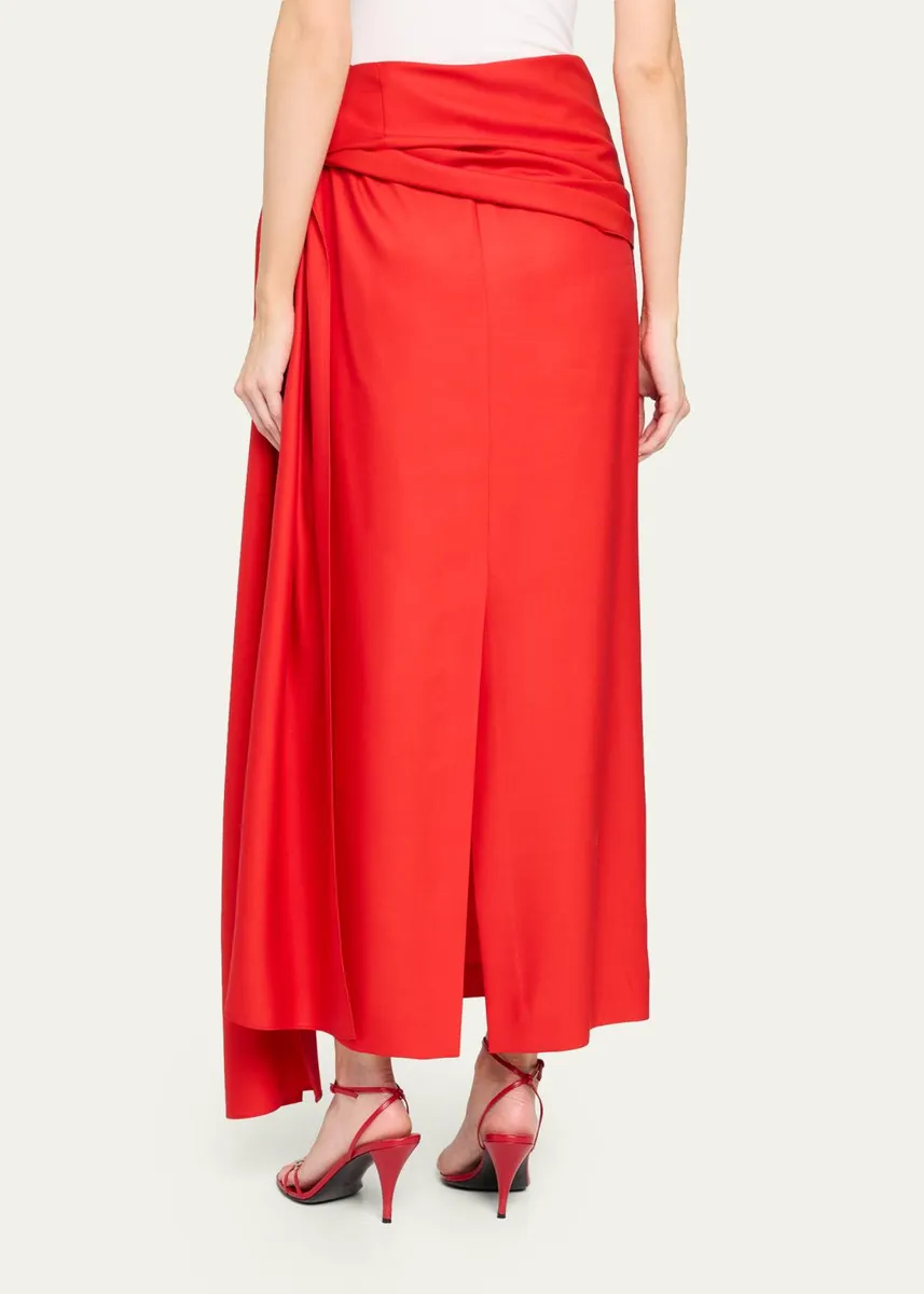 Heirlome Helena Knotted Wrap Silk Maxi Skirt | Thumbnail 3 Heirlome Helena Knotted Wrap Silk Maxi Skirt | Thumbnail 3