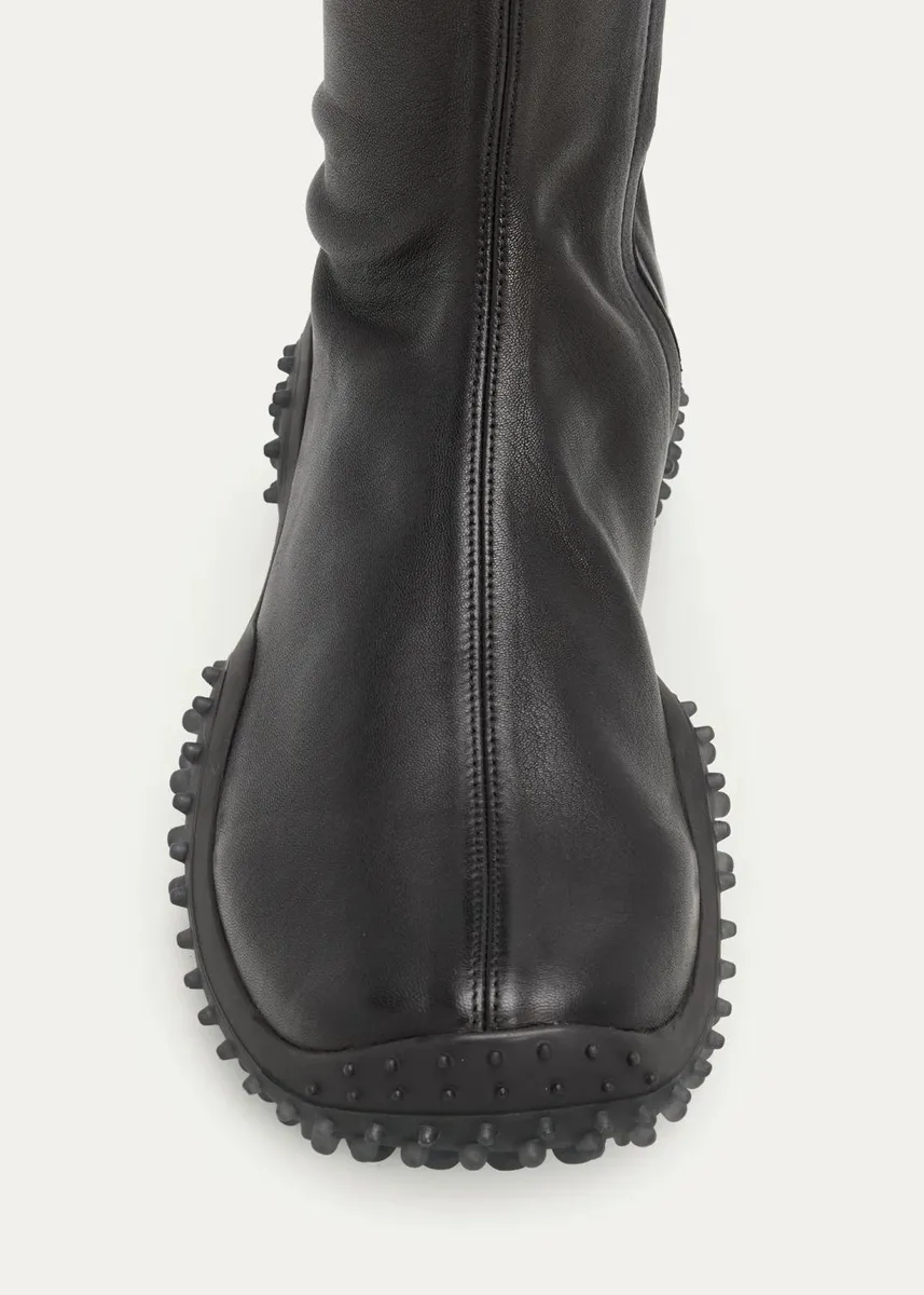 Miu Miu 40mm Bubble Leather Knee-High Boots | Thumbnail 5