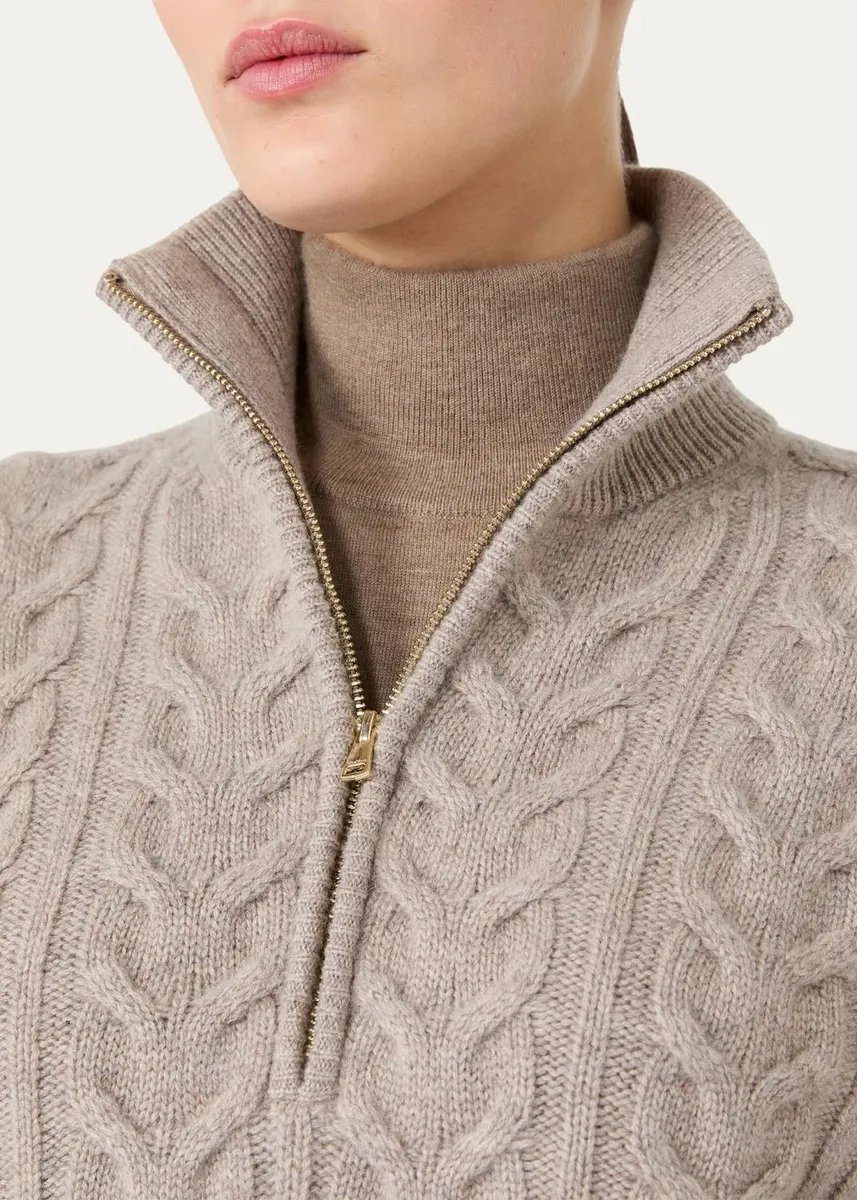 Max Mara Cable-Knit Cashmere Yarn Sweater | Thumbnail 5 Max Mara Cable-Knit Cashmere Yarn Sweater | Thumbnail 5
