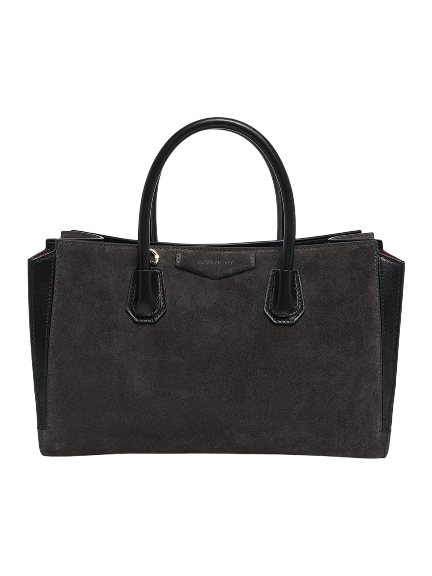 Antigona Suede & Leather Carryall Top-Handle Bag Antigona Suede & Leather Carryall Top-Handle Bag