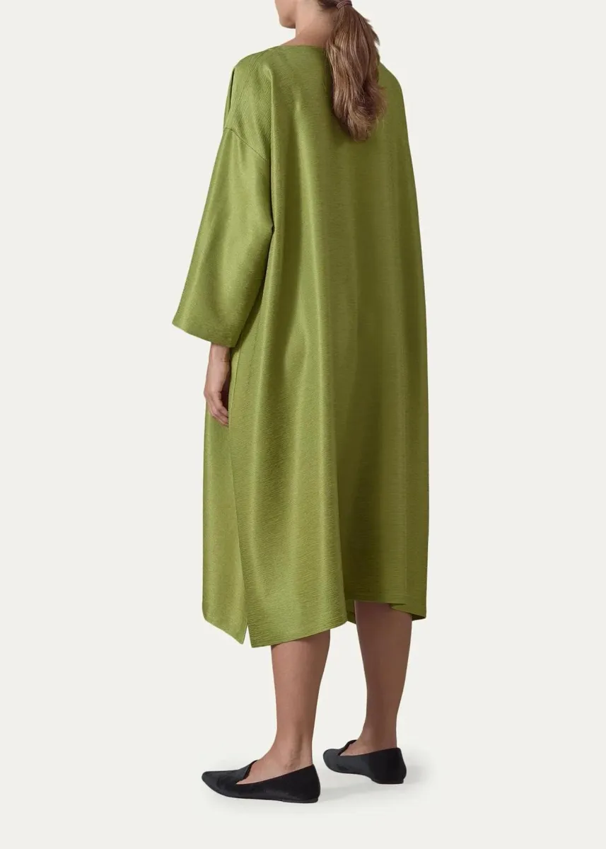 Eskandar Wide A-Line Scoop Neck Dress | Thumbnail 3 Eskandar Wide A-Line Scoop Neck Dress | Thumbnail 3