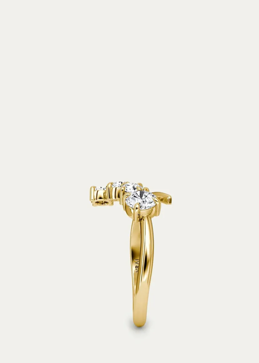 VRAI 14K Yellow Gold Lab-Grown Diamond Cosmos Ring | Thumbnail 3 VRAI 14K Yellow Gold Lab-Grown Diamond Cosmos Ring | Thumbnail 3