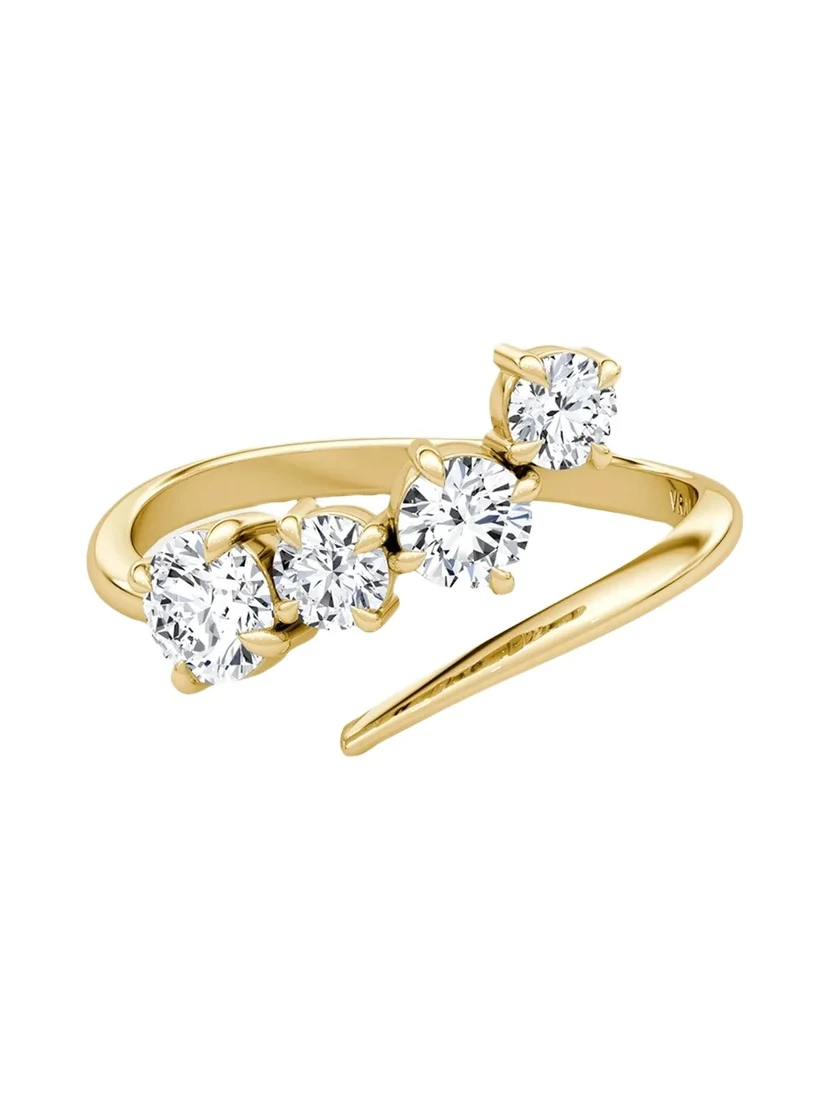 VRAI 14K Yellow Gold Lab-Grown Diamond Cosmos Ring