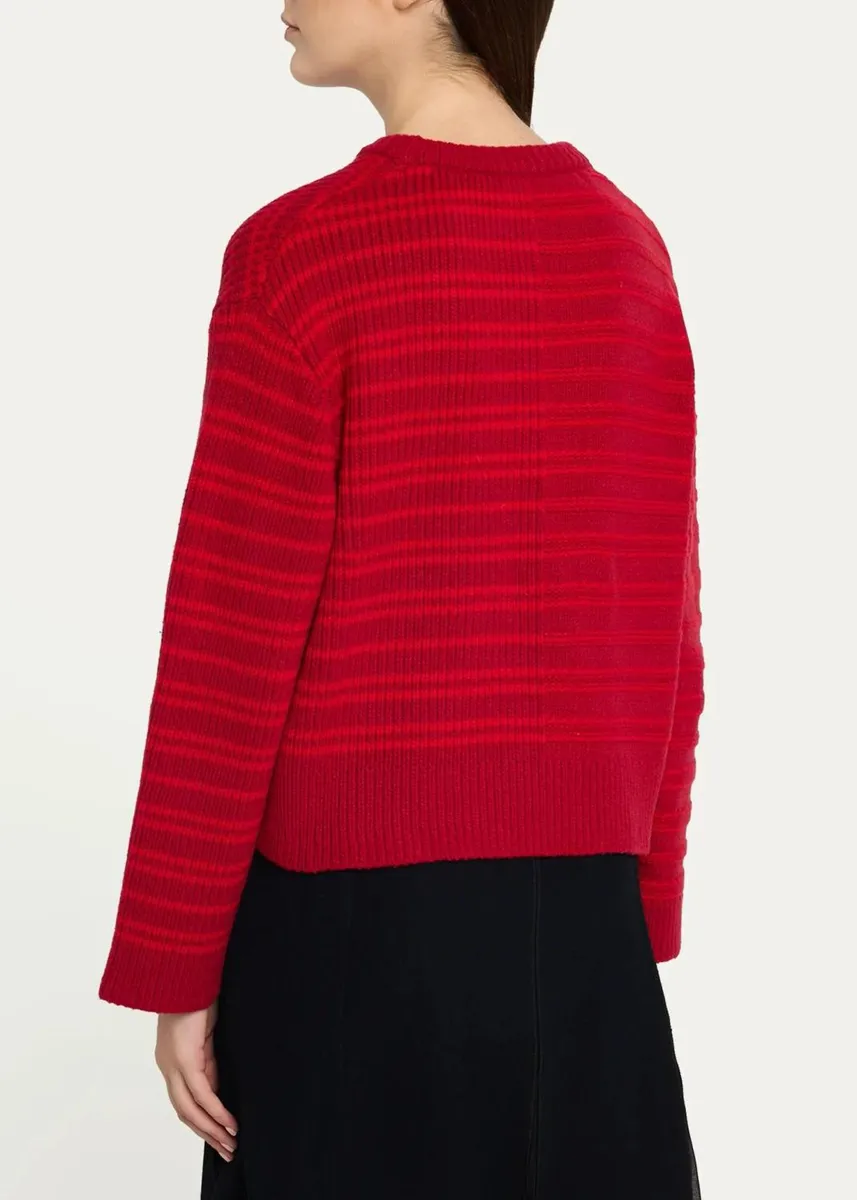 Proenza Schouler White Label Pandora Striped Wool-Blend Sweater | Thumbnail 3