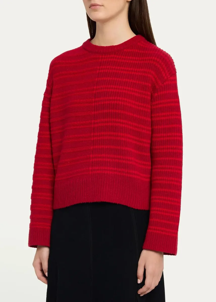 Proenza Schouler White Label Pandora Striped Wool-Blend Sweater | Thumbnail 4