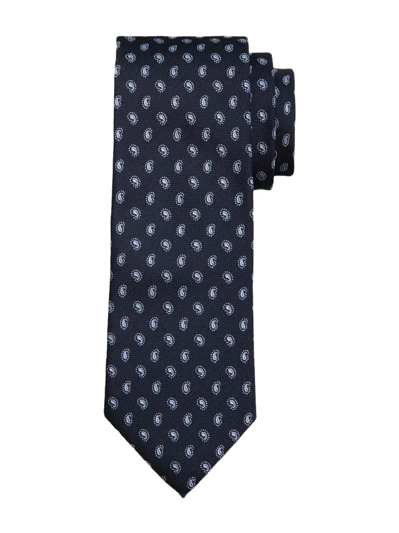 Zegna Men's Paisley Jacquard Silk Tie
