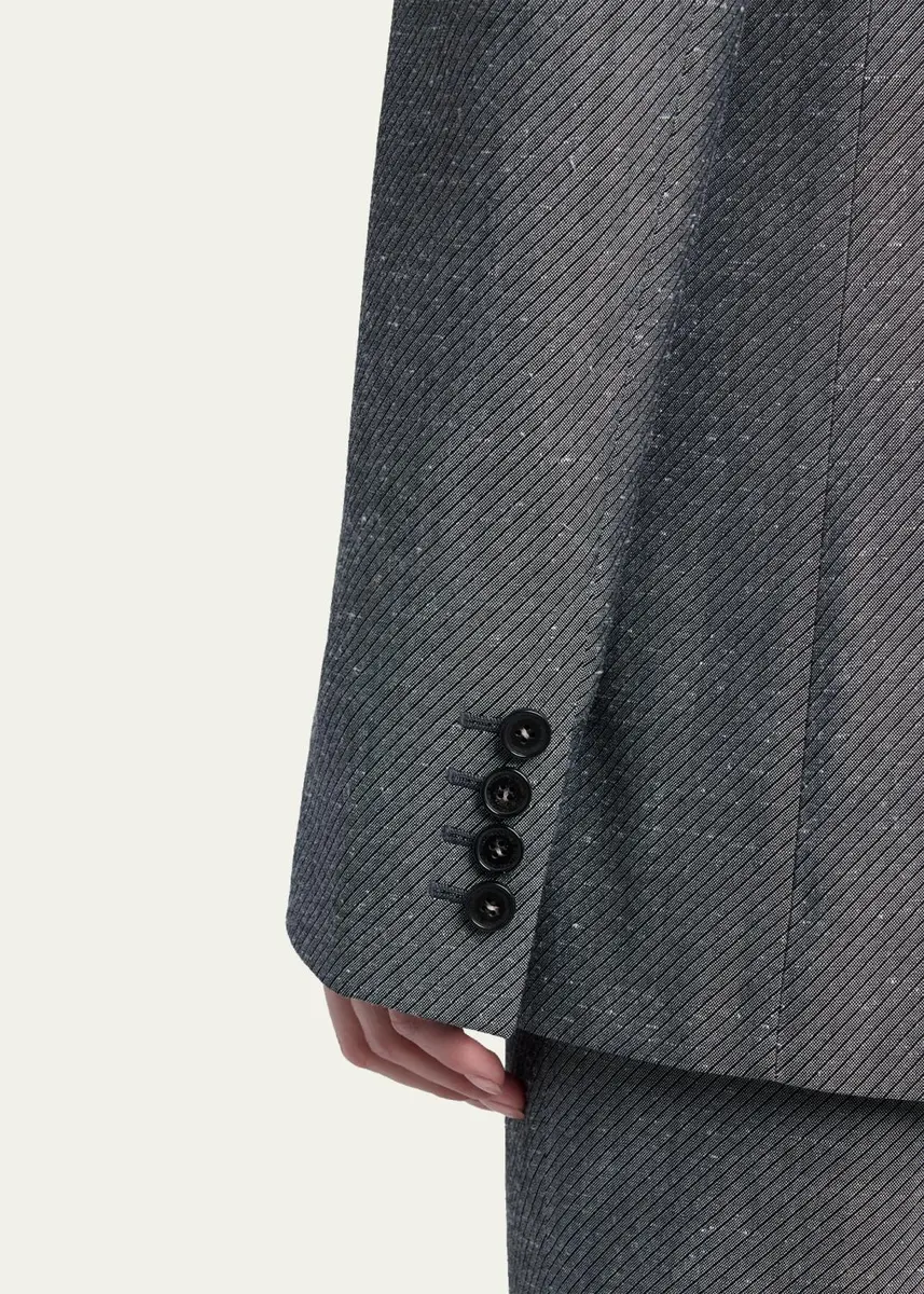 Stella McCartney Double-Breasted Twill Blazer | Thumbnail 5 Stella McCartney Double-Breasted Twill Blazer | Thumbnail 5