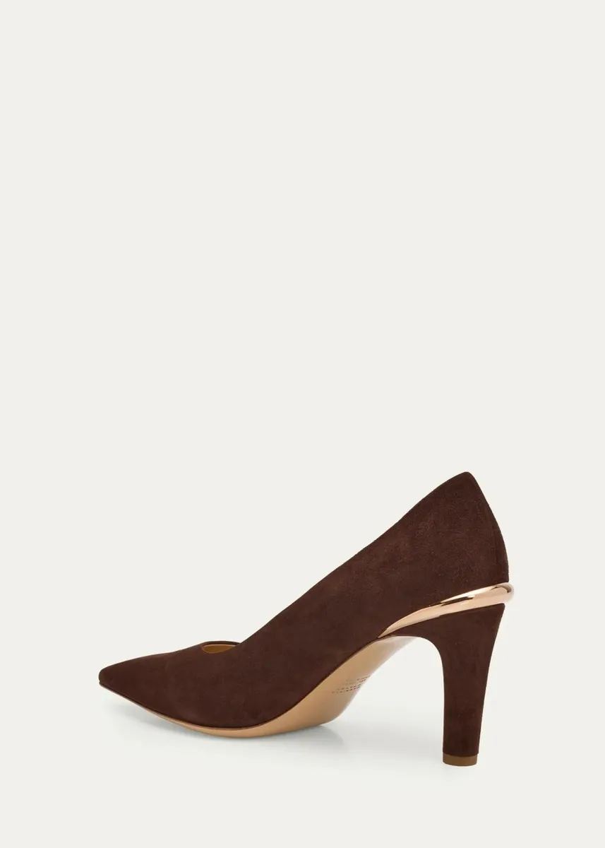 Gabriela Hearst 75mm Edwina Suede Pointed-Toe Pumps | Thumbnail 4 Gabriela Hearst 75mm Edwina Suede Pointed-Toe Pumps | Thumbnail 4