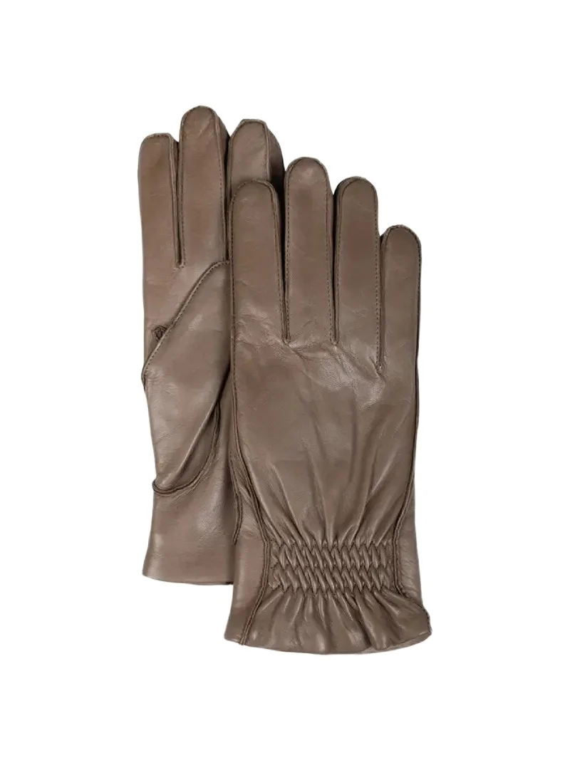 Bergdorf Goodman Men's Leather & Cashmere Gloves