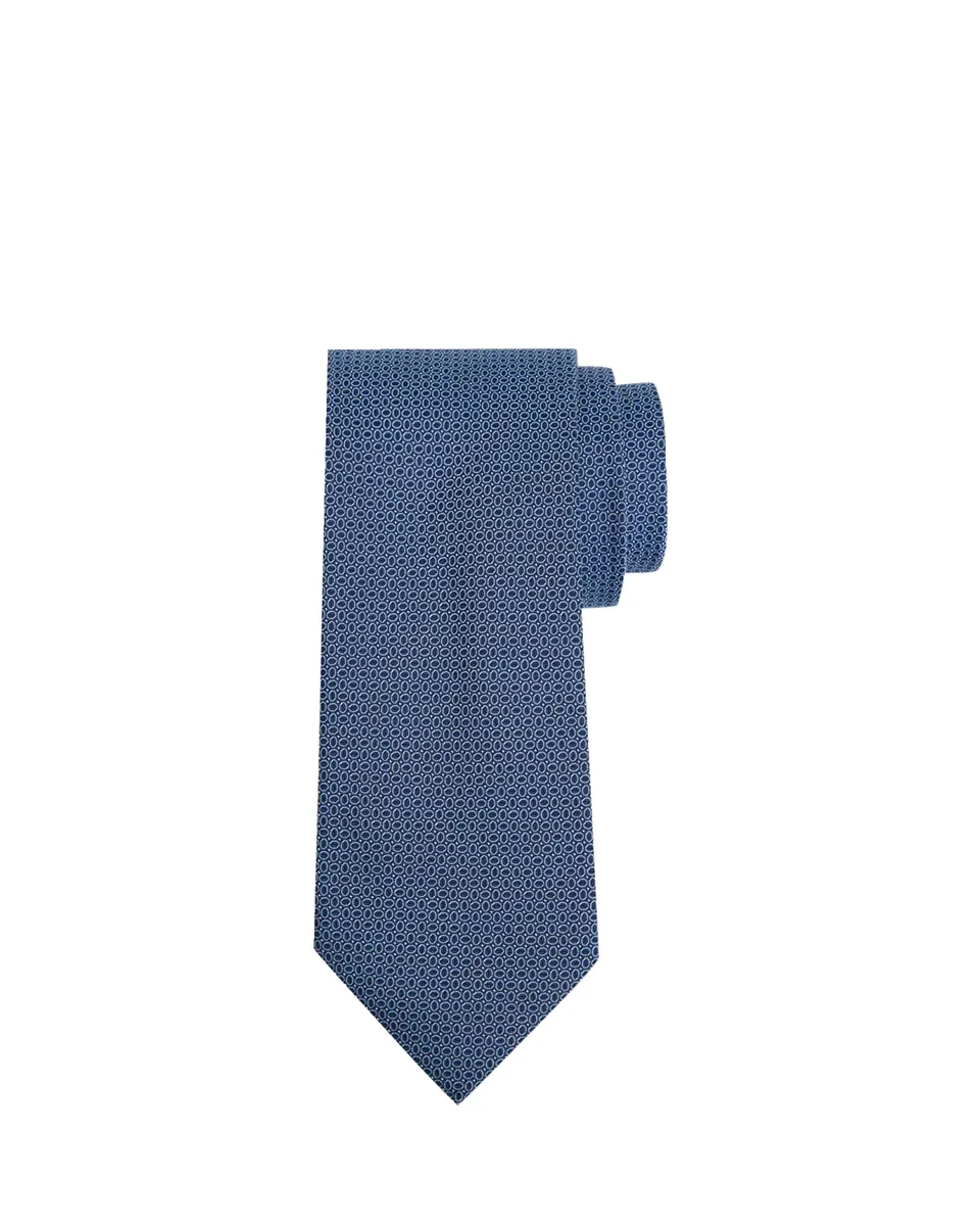 Zegna Men's Micro-Jacquard Silk Tie | Thumbnail 2