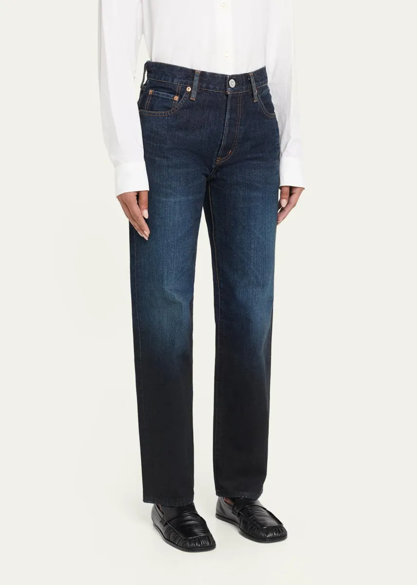Moussy Vintage Monta Straight-Leg Denim Jeans | Thumbnail 4 Moussy Vintage Monta Straight-Leg Denim Jeans | Thumbnail 4