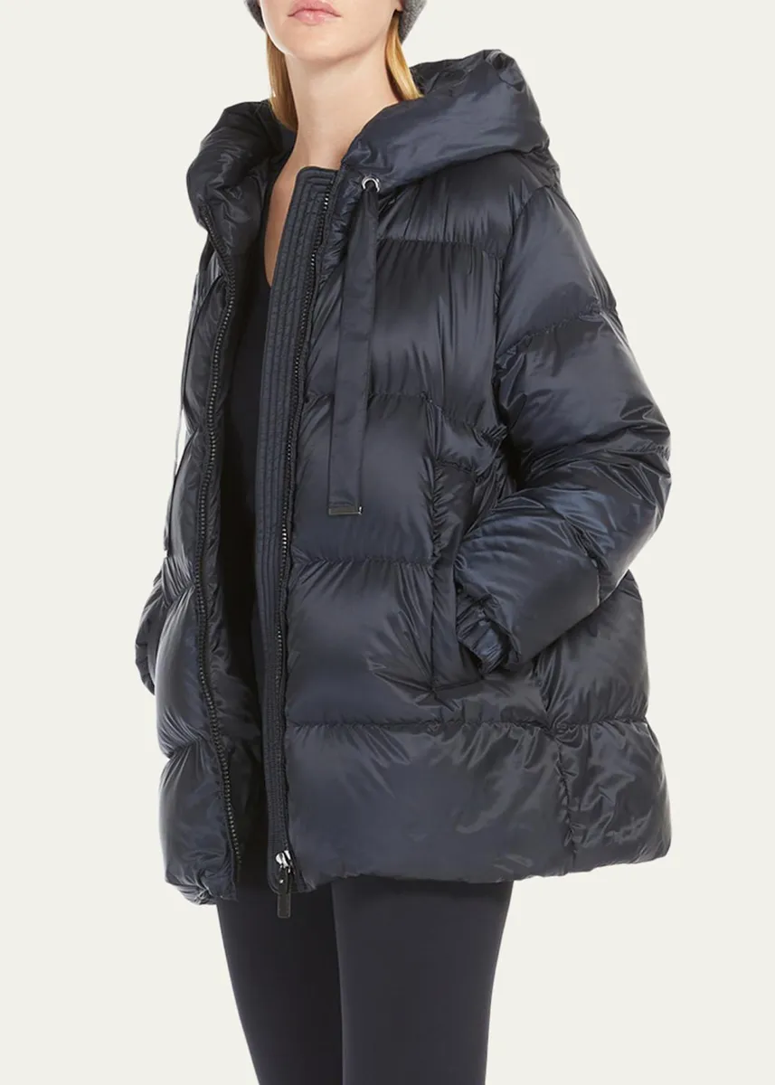 Max Mara Seia Hooded Water-Resistant Down Jacket | Thumbnail 4 Max Mara Seia Hooded Water-Resistant Down Jacket | Thumbnail 4