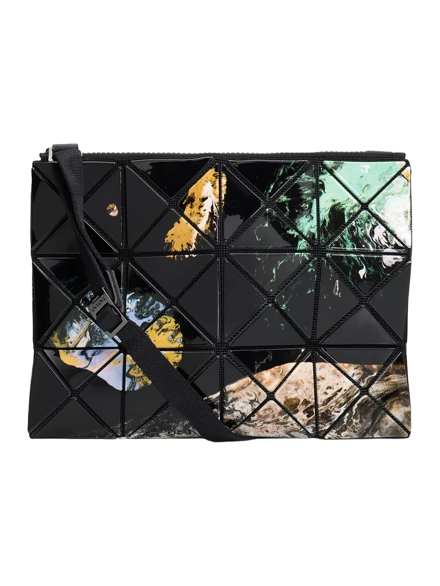 Issey Miyake Cosmic Abstract-Print Geometric Crossbody Bag