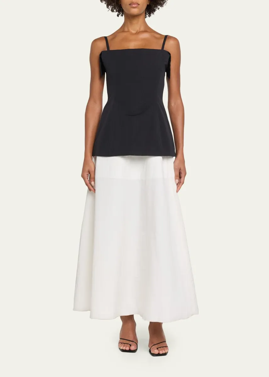 FFORME Deeta Flared Cotton Skirt | Thumbnail 2
