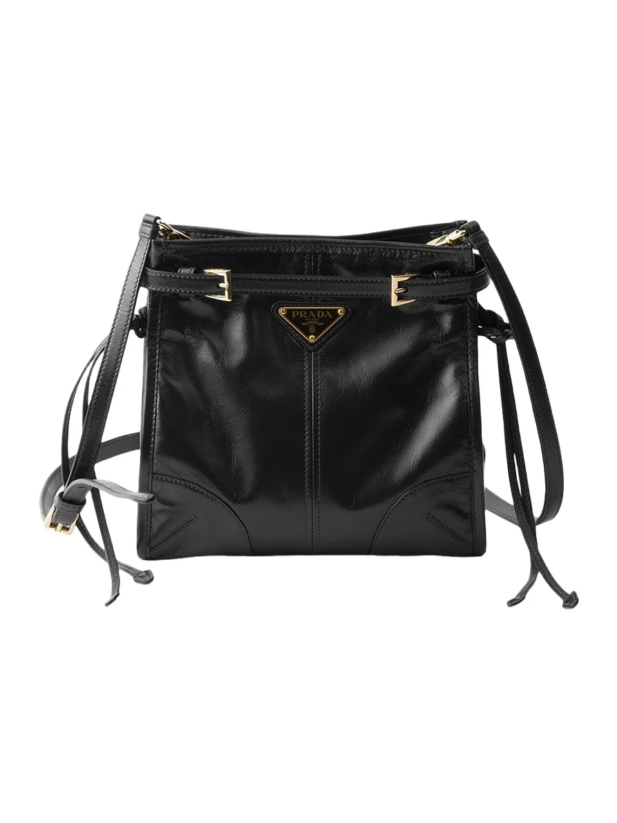 Bonnie Belted Leather Crossbody Bag