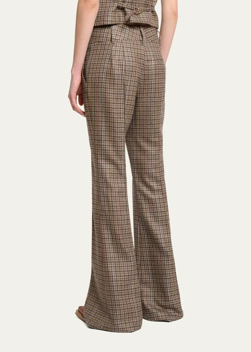Gabriela Hearst Rhein Houndstooth Flared Pants | Thumbnail 3 Gabriela Hearst Rhein Houndstooth Flared Pants | Thumbnail 3