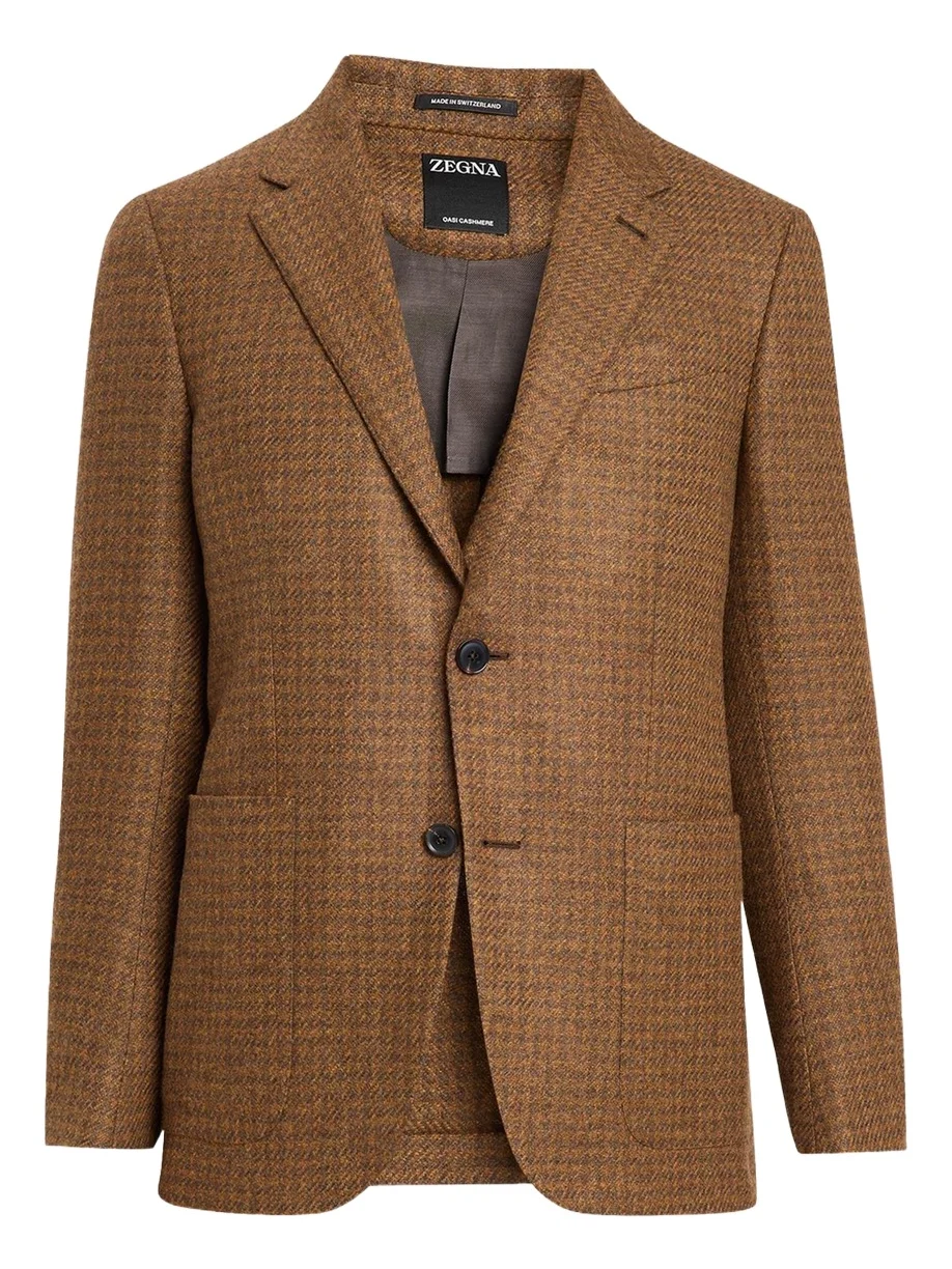 Men's Cashmere Tonal Houndstooth Single-Breasted Sport Coat Men's Cashmere Tonal Houndstooth Single-Breasted Sport Coat